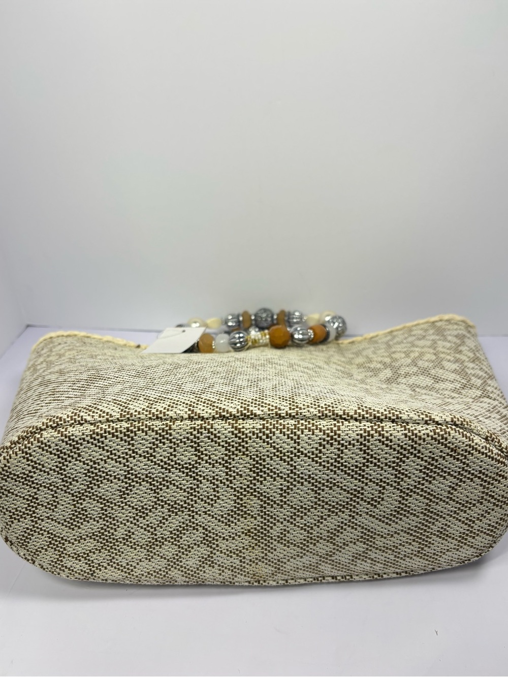 ✨Cappelli Straworld Wh Bead Handle Bag - Picture 5 of 15